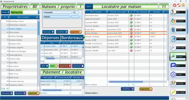 Fenêtre enregistrement du logiciel iGesim