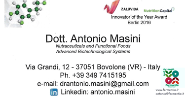 Dr Antonio Masini Visit Card 