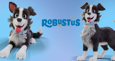 mascote 3D, personagem 3D