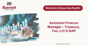 Assistant Finance Manager – Treasury, Tax, L/C & SAP | German Company