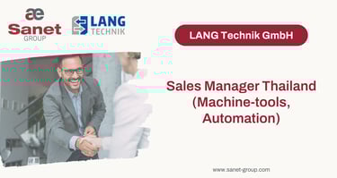 Sales Manager Thailand (Machine-tools, Automation)