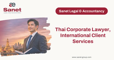 Thai Corporate Lawyer, International Client Services