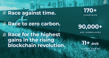 Race naar nul carbon Mining Race