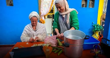 cooking classes with zahra in zagora desert