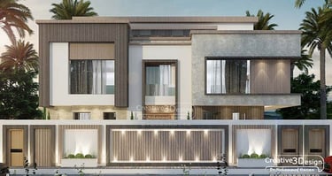 مجموعة من اجمل وابسط واجهات الفلل السكنية