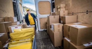 Furgoneta de reparto