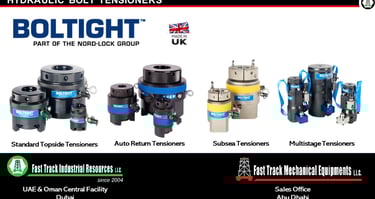 BOLTIGHT HYDRATIGHT TENTEC UAE | FAST TRACK INDUSTRIAL RESOURCES LLC | info@fasttrackindustrial.com