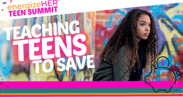 graphic showing Teen Summit: Financial Literacy hosted on April 27 2024