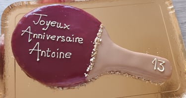 Gâteau ping pong