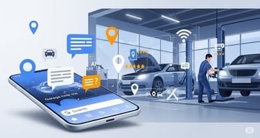 Car Garage SEO in the times of AI overviews. By JJSEO