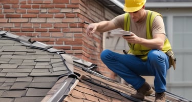 a person wearing blue gloves and holding a hammer