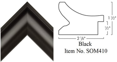 Black Picture Frame Item No. SOM410