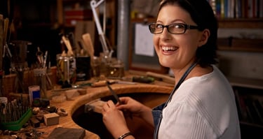 Taller de macramé con piezas hechas a mano