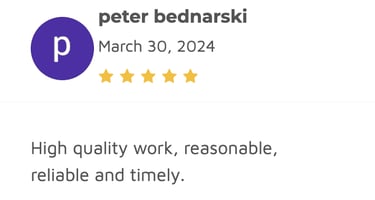 customer review of lawn care and landscaping expert services in toronto