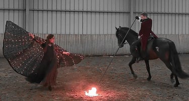 Garrocha et feu
