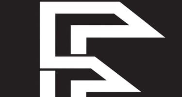 Contemporary graphic letter F - bespoke logo for a home services brand