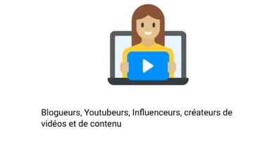 Bloggers, Youtubers, Influencers, video and content creators