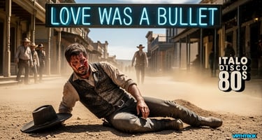 canción LOVE WAS A BULLET, italo disco, disco 80s, love, cancion de amor 80s. VRTHTBOX