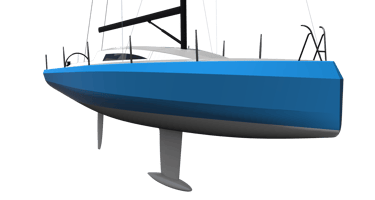 M36 Life sail yacht design port exterior