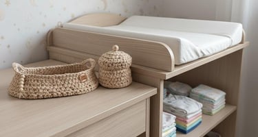 Ensemble de paniers pour bébé ou salle de bain