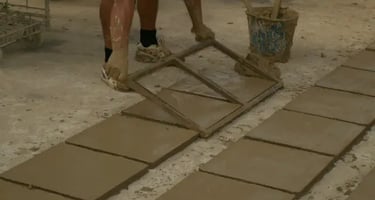  Fabrication-de carreaux en terre cuite