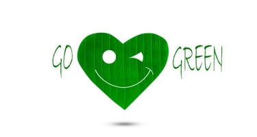 go (heart) green logo