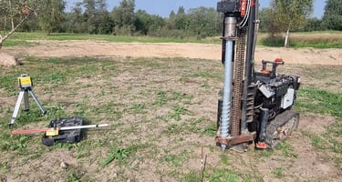 sraigtiniai pamatai sraigtiniu polių įrengimas