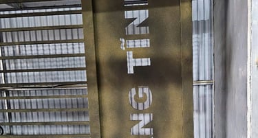 sơn tĩnh điện bị loang màu