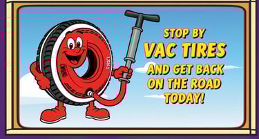vac tires promotion banner