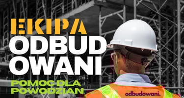 odbudowani ekipa pomoc wydarzenia Karol gnat