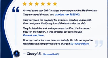 leak detection services