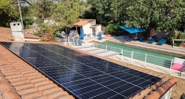 panneau photvoltaique Villetelle 6kw