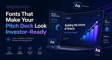 Fonts That Make Your Pitch Deck Look Investor-Ready