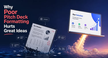 Why Poor Pitch Deck Formatting Hurts Great Ideas
