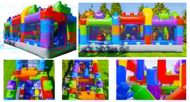 BLOCK PARTY RUN-THROUGH OBSTACLE COURSE. Bookings 832-216-8423