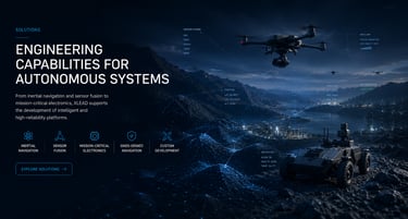 Engineering capabilities for autonomous navigation and mission-critical systems.