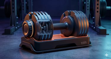 Halteres 2026: seletor de carga em aço e design compacto para sobrecarga progressiva em casa