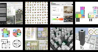 Diagrama de automatización en arquitectura con inteligencia artificial y modelos de lenguaje
