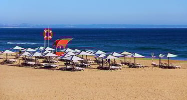 Foto da Praia de Carcavelos em Lisboa