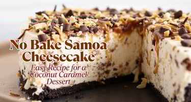 Samoa Cheesecake