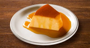 Pudim fit de micro-ondas com cobertura de doce de leite