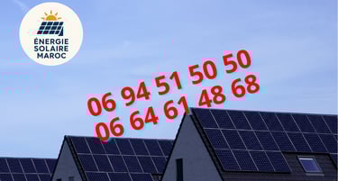 Énergie Solaire Maroc contactez 0694515050