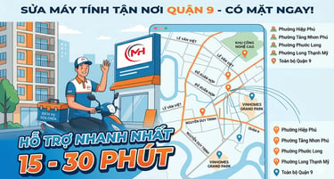 sửa máy tính, cài win tại nhà quận 9
