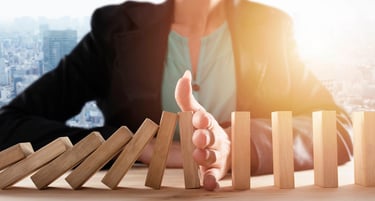 Business recovery concept illustration