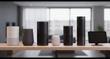 modelos de assistentes de voz