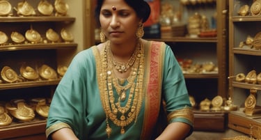 A vibrant storefront with eye-catching Facebook and Instagram ads displayed.