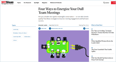 Energise Dull Team Meetings