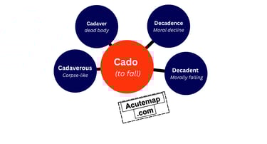 Cado root word Vocabulary for SSC UPSC