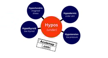 Hypos root word hindi chart, SSC UPSC