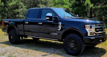 A trucks paint restoration from D and P auto detailing